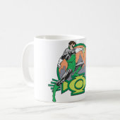Grüne Laterne Kaffeetasse (Vorderseite Links)