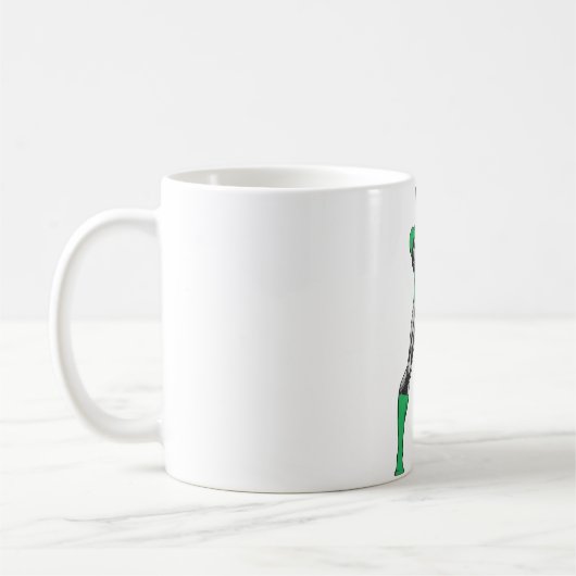 Grüne Laterne Kaffeetasse (Links)