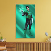 Grüne Laterne Leinwanddruck (Insitu (Wohnzimmer))