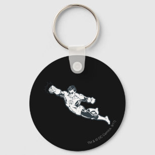 Grüne Laterne locht BW Schlüsselanhänger