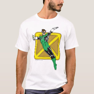 Grüne Laterne mit Hintergrund T-Shirt