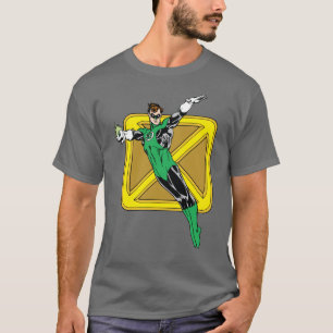 Grüne Laterne mit Hintergrund T-Shirt