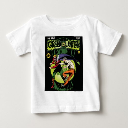 Grüne Laterne mit Kampffläche Baby T-shirt (Vorderseite)