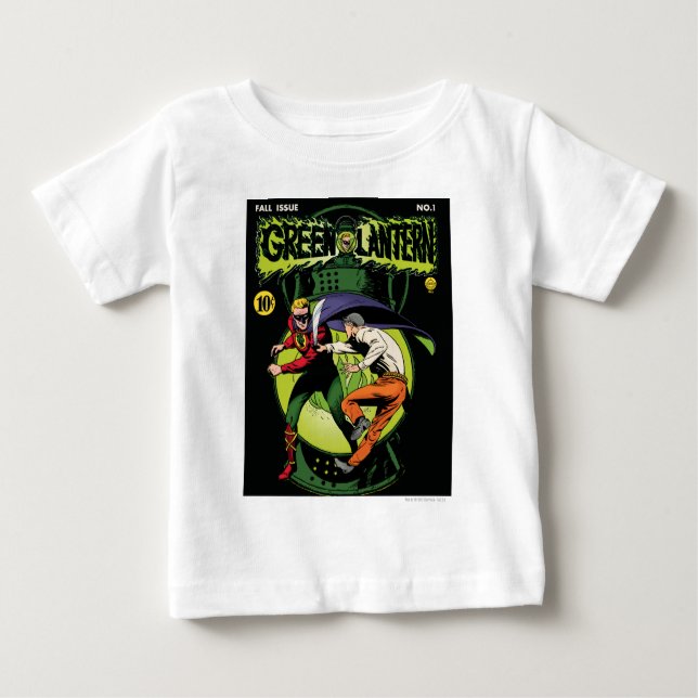 Grüne Laterne mit Kampffläche Baby T-shirt (Vorderseite)