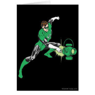 Grüne Laterne mit Laterne 2