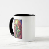 Grüne Laterne mit Lichtstrom - Farbe Tasse (Vorderseite Links)