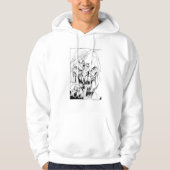 Grüne Laterne mit Lichtstrom Hoodie (Vorderseite)