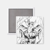 Grüne Laterne mit Lichtstrom Magnet (Vorderseite/Rückseite)