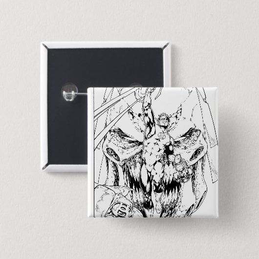 Grüne Laterne mit Strom des Lichtes Button (Vorne & Hinten)