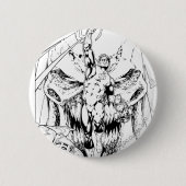 Grüne Laterne mit Strom des Lichtes Button (Vorderseite)