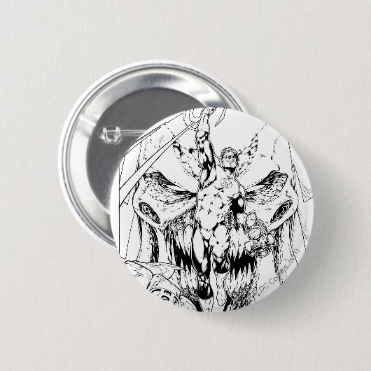 Grüne Laterne mit Strom des Lichtes Button (Vorne & Hinten)