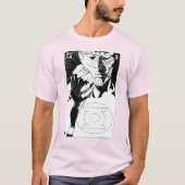 Grüne Laterne nah nach oben, Schwarz und Weiß T-Shirt (Vorderseite)