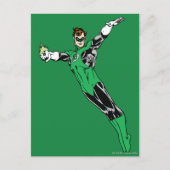 Grüne Laterne Postkarte (Vorderseite)