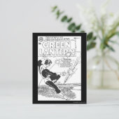 Grüne Laterne - Runaway Missile, Schwarz und Weiß Postkarte (Stehend Vorderseite)