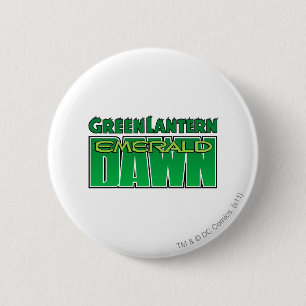 Grüne Laterne - Smaragddämmerungs-Logo Button