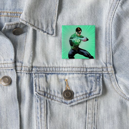 Grüne Laterne u. glühender Ring Button (Beispiel)