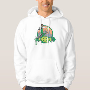 Grüne Laterne u. Stadtbild Hoodie