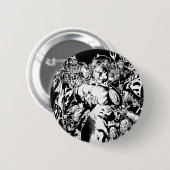 Grüne Laterne umgeben Button (Vorne & Hinten)