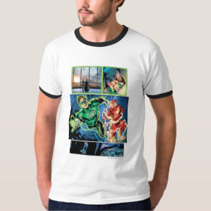 Grüne Laterne und die grelle Platte T-Shirt