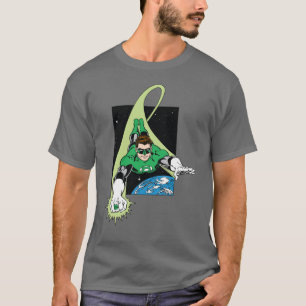 Grüne Laterne und Erde T-Shirt