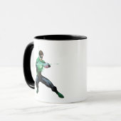 Grüne Laterne und Leuchtring Tasse (Vorderseite Links)