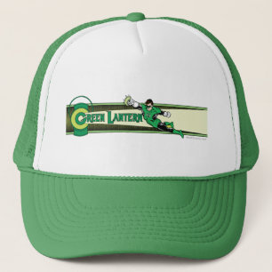 Grüne Laterne und Logo Truckerkappe