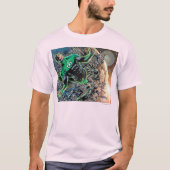 Grüne Laterne und Mond T-Shirt (Vorderseite)