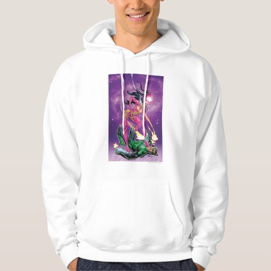 Grüne Laterne und Sapphire - Farbe Hoodie (Vorderseite)