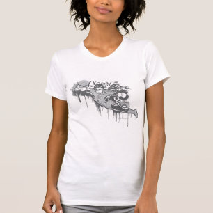 Grüne Laterne - verdrehte Unschuld BW T-Shirt