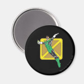 Grüne Laterne verlängert Arme Magnet (Vorderseite/Rückseite)