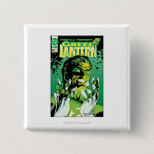 Grüne Laterne - viele Ringe Button (Vorderseite)