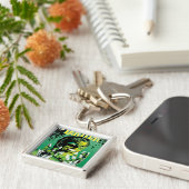 Grüne Laterne - Viele Ringe Schlüsselanhänger (Seite)