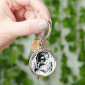 Grüne Laterne - Viele Ringe, schwarz und weiß Schlüsselanhänger (Hand)