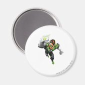 Grüne Laterne - Vollausgerendert, Armauflage Magnet (Vorderseite/Rückseite)