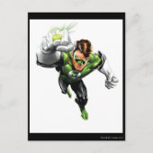 Grüne Laterne - Vollausgerendert, Armauflage Postkarte (Vorderseite)