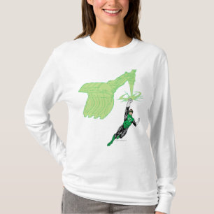 Grüne Laterne - völlig übertragen, mit Maschine T-Shirt