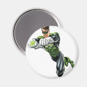 Grüne Laterne - Vollständig gerendert, beide Arme Magnet (Vorderseite/Rückseite)