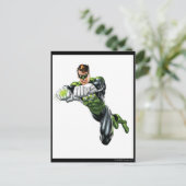 Grüne Laterne - Vollständig gerendert, beide Arme  Postkarte (Stehend Vorderseite)