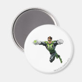 Grüne Laterne - Vollständig gerendert, Blick nach  Magnet (Vorderseite/Rückseite)