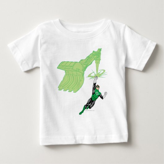 Grüne Laterne - Vollständig gerendert, mit Maschin Baby T-shirt (Vorderseite)