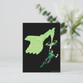 Grüne Laterne - Vollständig gerendert, mit Maschin Postkarte (Stehend Vorderseite)