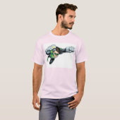 Grüne Laterne - Vollständig gerendert, rechts flie T-Shirt (Vorne ganz)