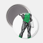 Grüne Laterne - Vollständig gerendert, Stehend Magnet (Vorderseite/Rückseite)