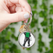 Grüne Laterne - Vollständig gerendert, Stehend Schlüsselanhänger (Hand)