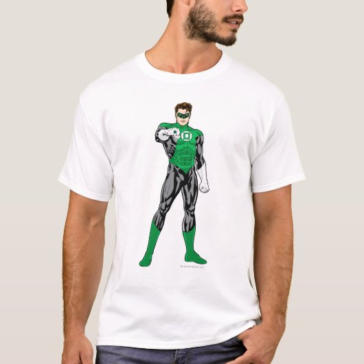 Grüne Laterne - Vollständig gerendert, Stehend T-Shirt (Vorderseite)
