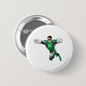 Grüne Laterne - vorwärts schauend Button (Vorne & Hinten)