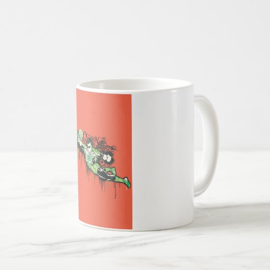Grüne Laterne - Zwiespältiges Unschuldposter Kaffeetasse (VorderseiteRechts)
