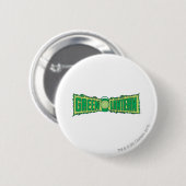 Grüne Laternen-Buchstaben 1 Button (Vorne & Hinten)