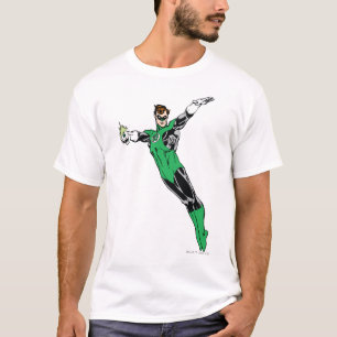 Grüne Laternen-Fliege oben T-Shirt