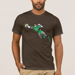 Grüne Laternen-Fliege verließ 2 T-Shirt